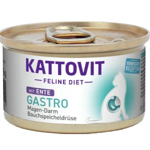 Sparpaket 12 x 85 g Kattovit Gastro mit Ente Katzen Nassfutter Must-Have